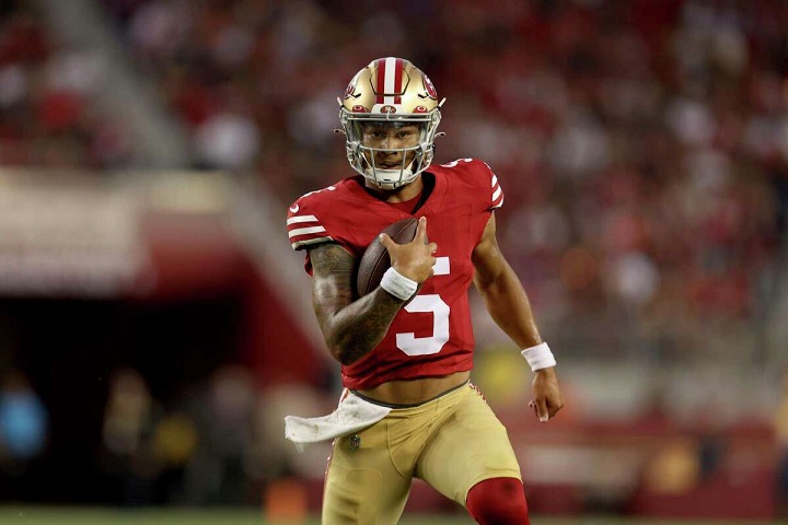 San Francisco 49ers väljer så småningom att avstå från Trey Lance